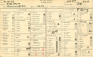 WPA household census for 1600 ARMACOST AVE, Los Angeles