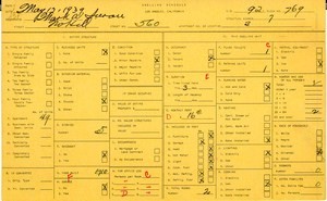 WPA household census for 560 N HILL, Los Angeles