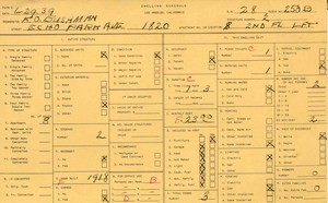 WPA household census for 1820 ECHO PARK AVE, Los Angeles