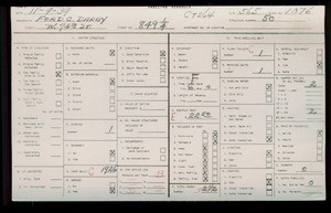 WPA household census for 849 W 74TH ST, Los Angeles County