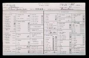 WPA household census for 4706 S VAN NESS AVE, Los Angeles County