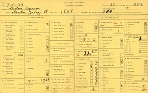 WPA household census for 1828 SANTA YNEZ STREET, Los Angeles