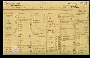 WPA household census for 248 S OLIVE STREET, Los Angeles