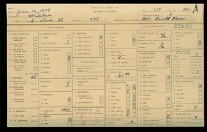 WPA household census for 248 S OLIVE STREET, Los Angeles