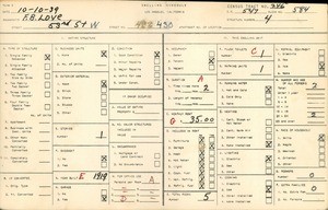 WPA household census for 430 WEST 53RD STREET, Los Angeles County