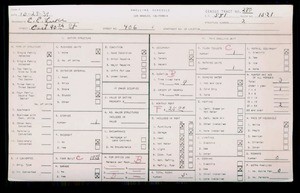 WPA household census for 406 E 90TH STREET, Los Angeles County
