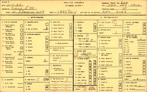 WPA household census for 1847 1/2 W FLORENCE AVE, Los Angeles County