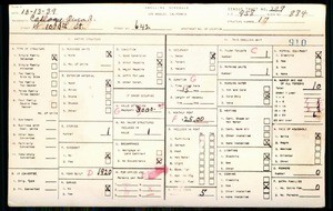 WPA household census for 642 W 10TH ST, Los Angeles County