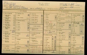 WPA household census for 1057 W 42ND PL, Los Angeles County