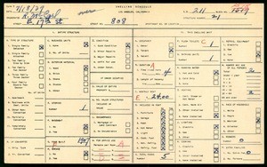 WPA household census for 808 EAST 17TH STREET, Los Angeles