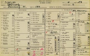 WPA household census for 11630 GORHAM AVE, Los Angeles