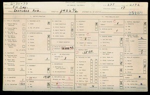 WPA household census for 1422 EASTLAKE, Los Angeles
