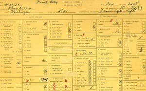 WPA household census for 2831 MICHIGAN, Los Angeles