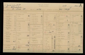 WPA household census for 244 S OLIVE STREET, Los Angeles