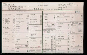 WPA household census for 933 S MEYLER ST, Los Angeles County