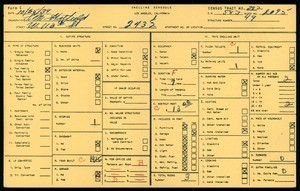 WPA household census for 243 1/2 WEST 113TH STREET, Los Angeles County