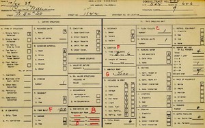 WPA household census for 1122 W 54TH, Los Angeles