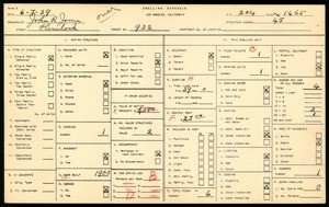 WPA household census for 932 HEMLOCK, Los Angeles