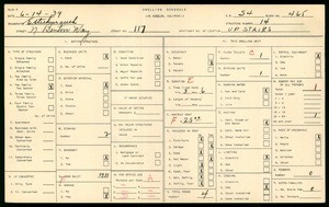 WPA household census for 117 N BENTON WAY, Los Angeles