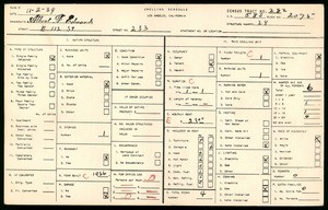 WPA household census for 233 EAST 112TH STREET, Los Angeles County