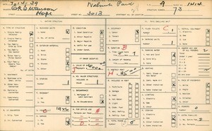 WPA household census for 3013 HOPE ST, Los Angeles County