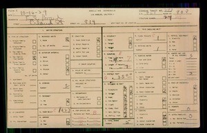 WPA household census for 814 S LELAND, Los Angeles County