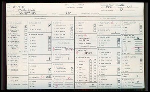 WPA household census for 317 W 98TH STREET, Los Angeles County
