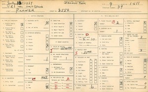 WPA household census for 2550 FLOWER, Los Angeles County