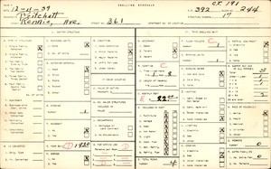 WPA household census for 361 RENNIE AVE, Los Angeles County
