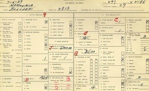 WPA household census for 2813 BOULDER, Los Angeles