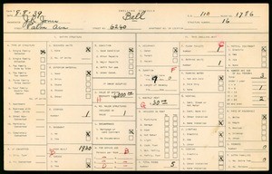 WPA household census for 6240 PALM AVE, Los Angeles County