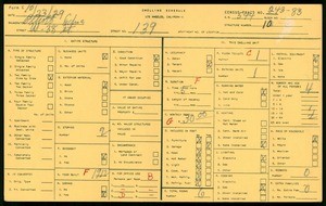 WPA household census for 139 W 38TH STREET, Los Angeles County