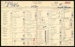 WPA household census for 727 1/2 EAST 18TH STREET, Los Angeles