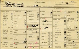 WPA household census for 1807 MICHELTORENA, Los Angeles