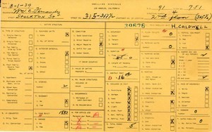 WPA household census for 315 STOCKTON, Los Angeles