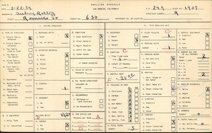 WPA household census for 650 ROMULA ST, Los Angeles