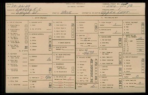 WPA household census for 3805 S HOPE ST, Los Angeles
