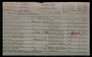 WPA block face card for household census of 49th, Budlong, 50th Streets, in Los Angeles County