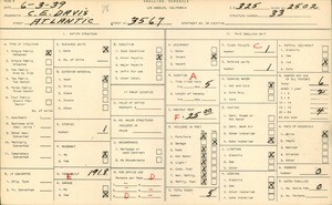 WPA household census for 3567 ATLANTIC, Los Angeles