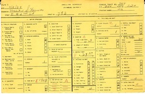 WPA household census for 783 E 43RD, Los Angeles