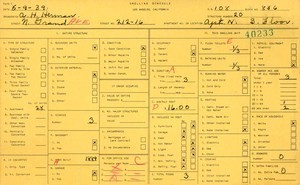 WPA household census for 212 N GRAND, Los Angeles