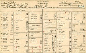 WPA household census for 3719 3/4 WHITTIER BLVD, Los Angeles