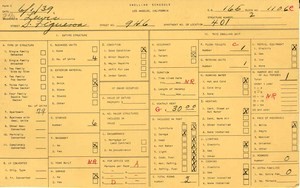 WPA household census for 946 S FIGUEROA, Los Angeles