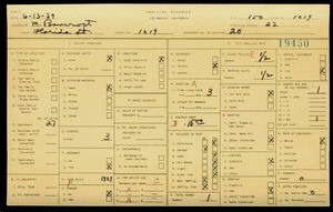 WPA household census for 1019 FLORIDA, Los Angeles