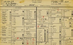 WPA household census for 1428 W 54TH, Los Angeles