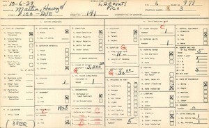 WPA household census for 141 PICO AVENUE, Los Angeles County