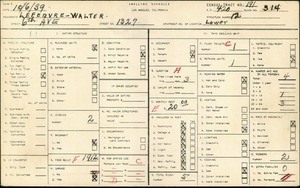 WPA household census for 1327 6TH AVE, Los Angeles County