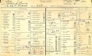 WPA household census for 648 E 42ND, Los Angeles