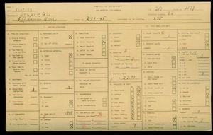 WPA household census for 249 E ADAMS, Los Angeles