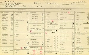 WPA household census for 393 S LA VERNE